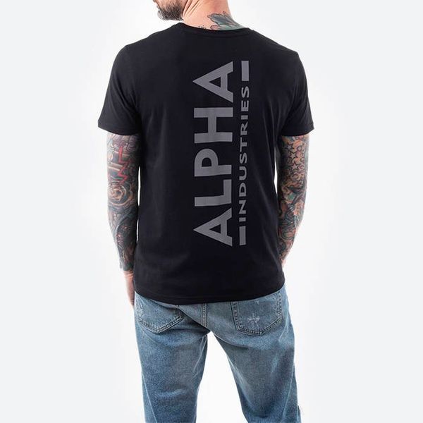 Alpha Industries Alpha Industries Backprint Tee Reflective Print 128507RP 285
