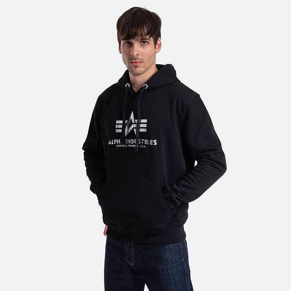 Alpha Industries Alpha Industries Basic Hoody Foil Print 178312FP 530