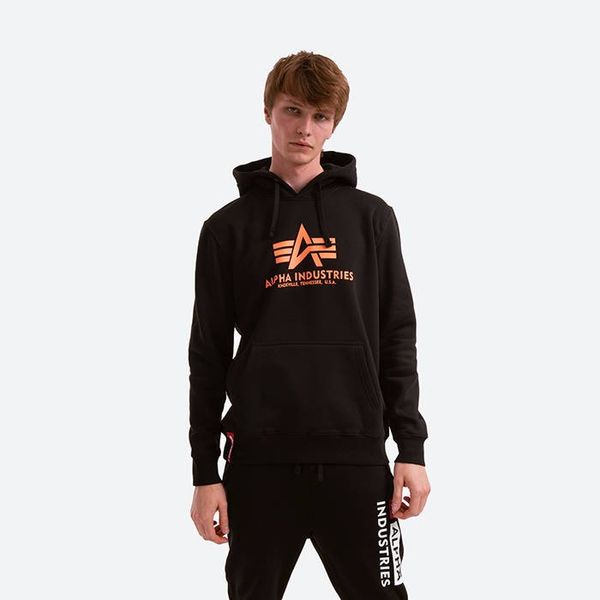 Alpha Industries Alpha Industries Basic Hoody Neon Print 178312NP 477