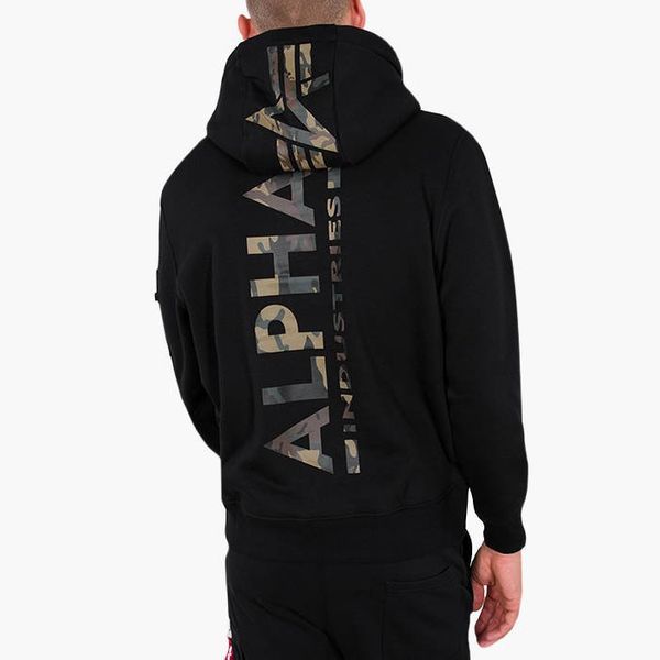 Alpha Industries Alpha Industries Basic Print Hoody Camo Print 178318CP 380