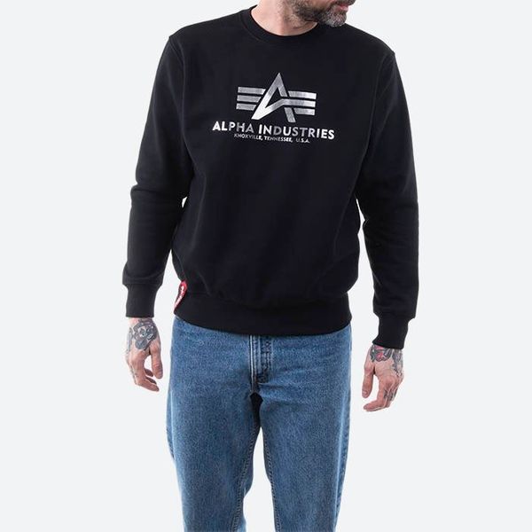 Alpha Industries Alpha Industries Basic Sweater Foil Print 178302FP 530