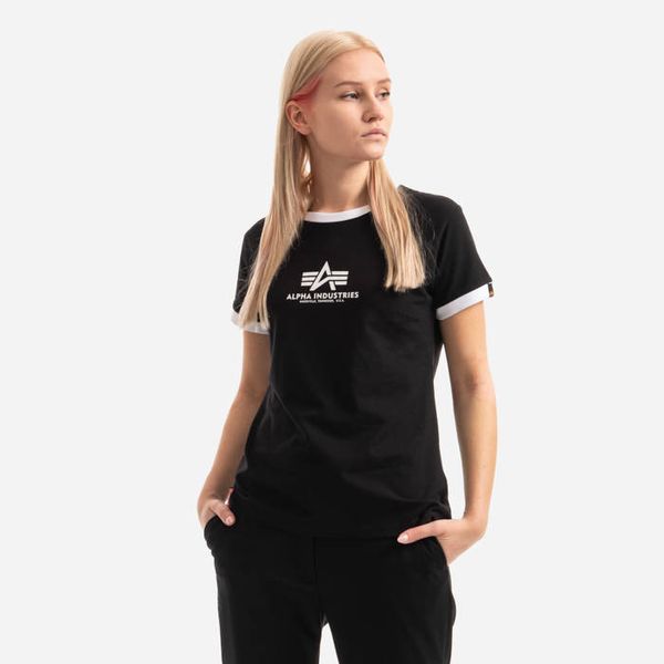 Alpha Industries Alpha Industries Basic T Contrast ML Wmn 106066 03