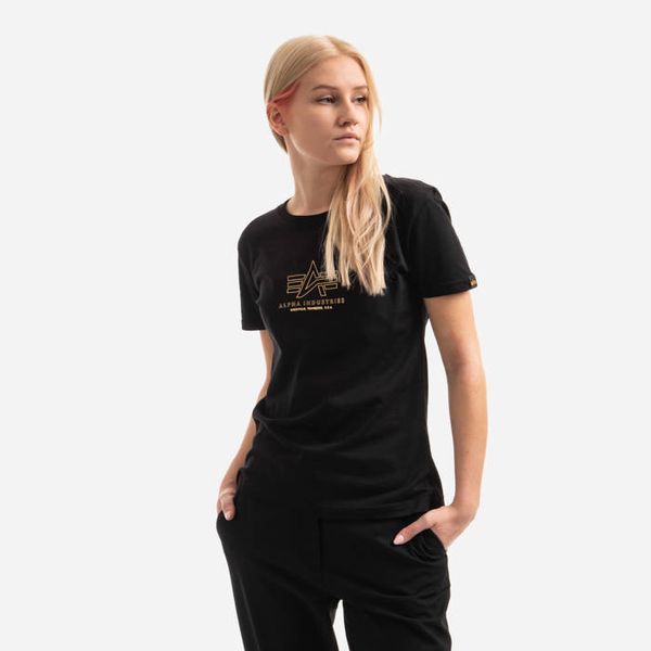 Alpha Industries Alpha Industries Basic T ML Foil Print Wmn 106061 03