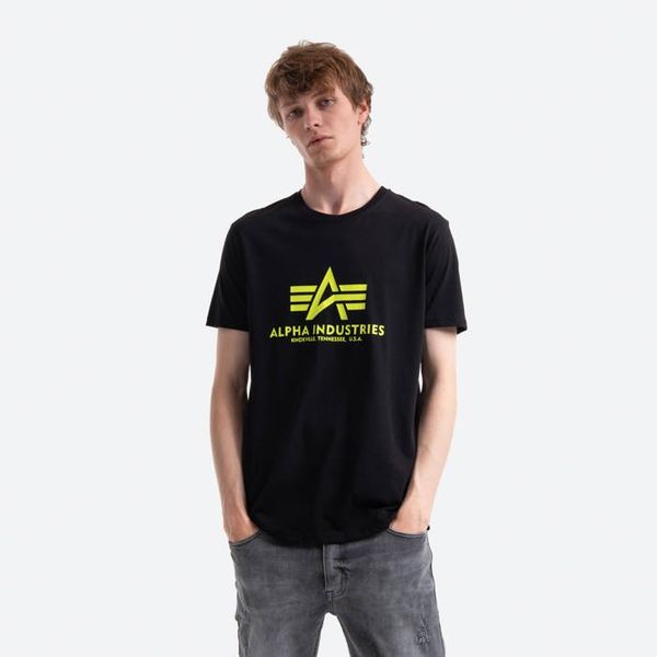 Alpha Industries Alpha Industries Basic T-Shirt Neon Print 100501NP 478