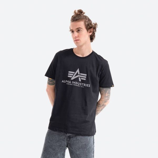 Alpha Industries Alpha Industries Basic T-Shirt Reflective Print 100501RP 03