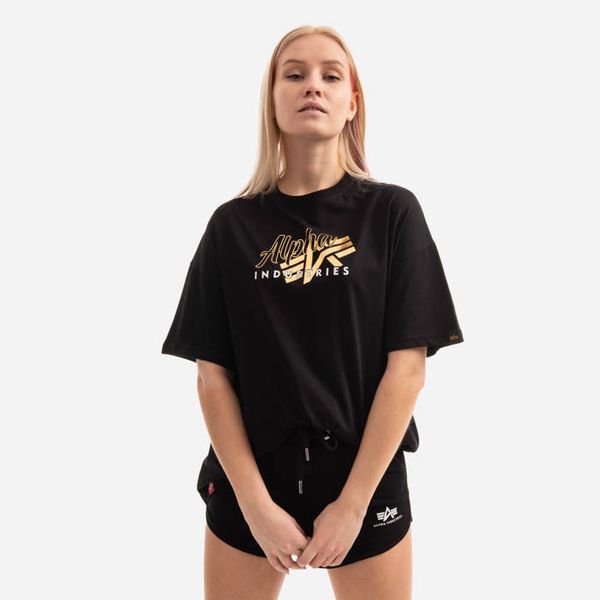 Alpha Industries Alpha Industries Gold Logo OS T Wmn 106063 03
