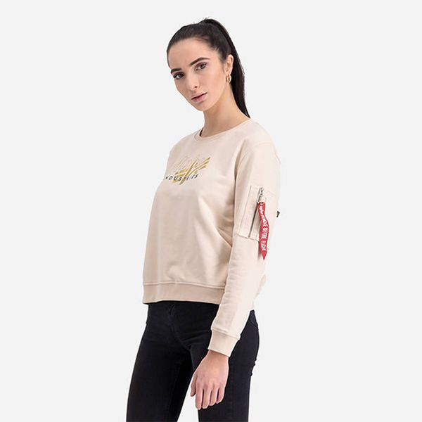 Alpha Industries Alpha Industries Gold Logo Sweater Wmn 106030 578