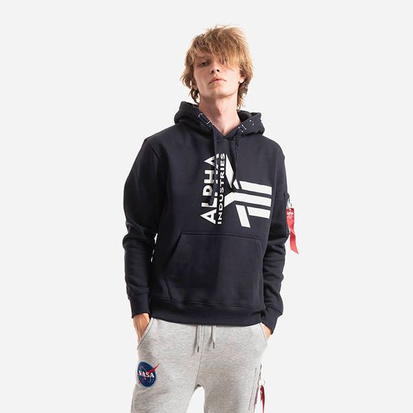 Alpha Industries Alpha Industries Half Logo Foam Hoody 106334 07