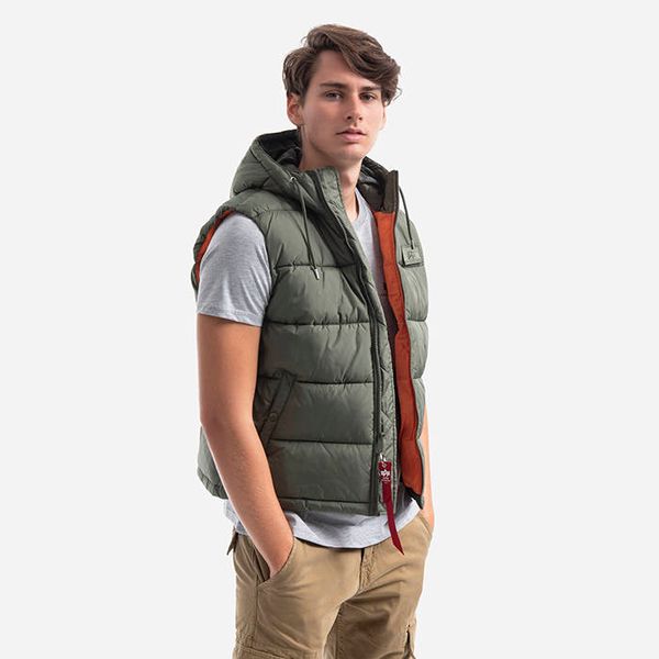 Alpha Industries Alpha Industries Hooded Puffer Vest FD 118110 01