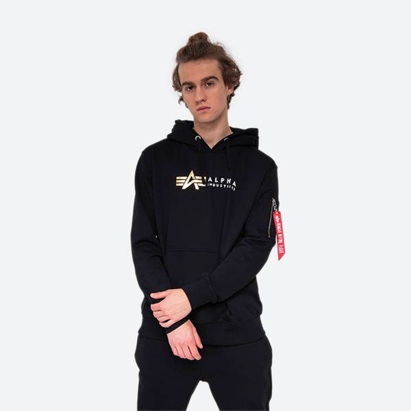Alpha Industries Alpha Industries Label Hoody Foil Print 118331FP 03