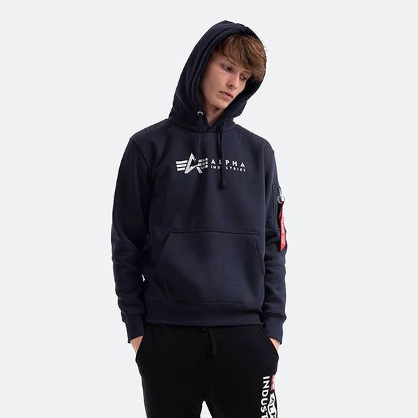 Alpha Industries Alpha Industries Label Hoody Foil Print 118331FP 07