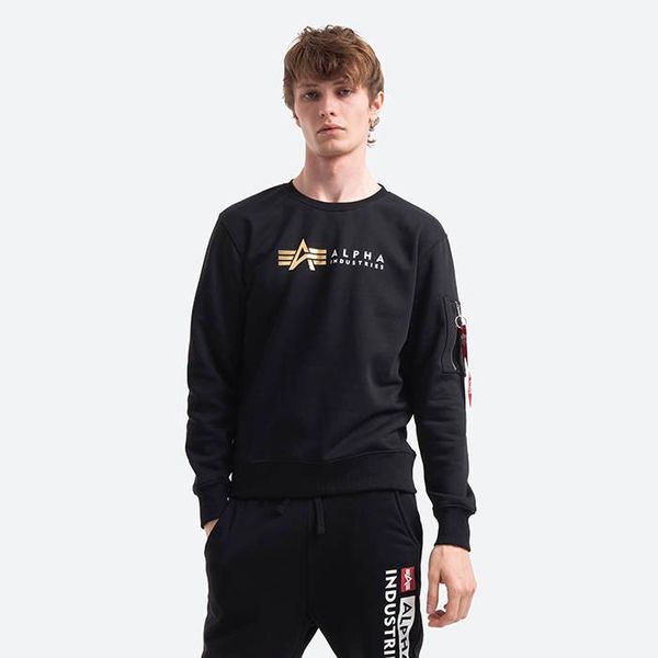 Alpha Industries Alpha Industries Label Sweater Foil Print 118312FP 03
