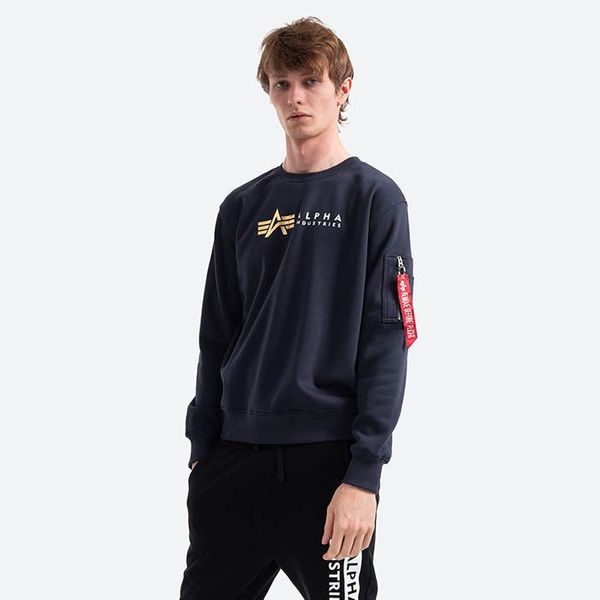 Alpha Industries Alpha Industries Label Sweater Foil Print 118312FP 07