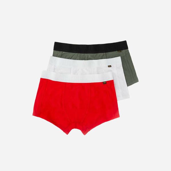Alpha Industries Мъжки боксерки Alpha Industries AI Tape Underwear 3 Pack 118925 442