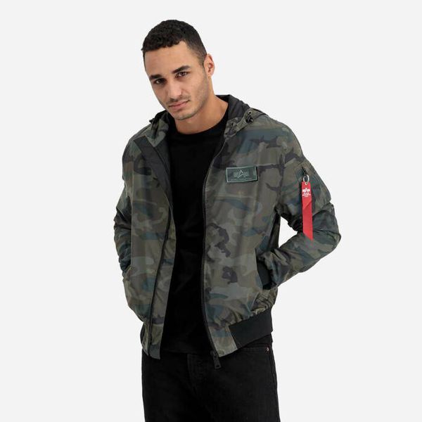 Alpha Industries Мъжко яке Alpha Industries MA-1 LW с качулка Refl. Camo 126138RC 408