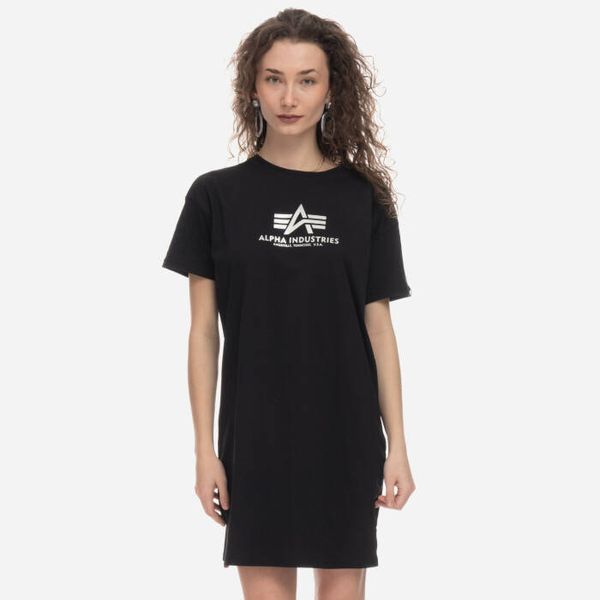 Alpha Industries Рокля Alpha Industries Basic T Дълъг фолиен принт Wmn 116055FP 530