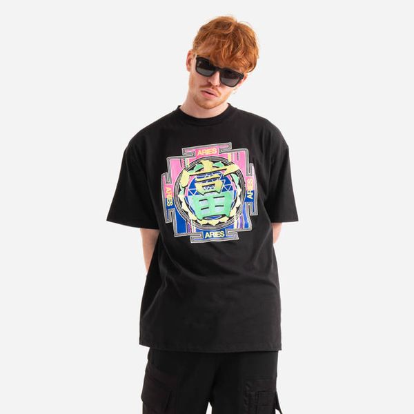 Aries Aries Gong Temple SS Tee AR60009 BLACK