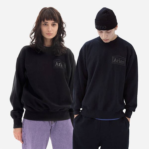 Aries Aries Premium Temple Sweatshirt AR20000 BLACK