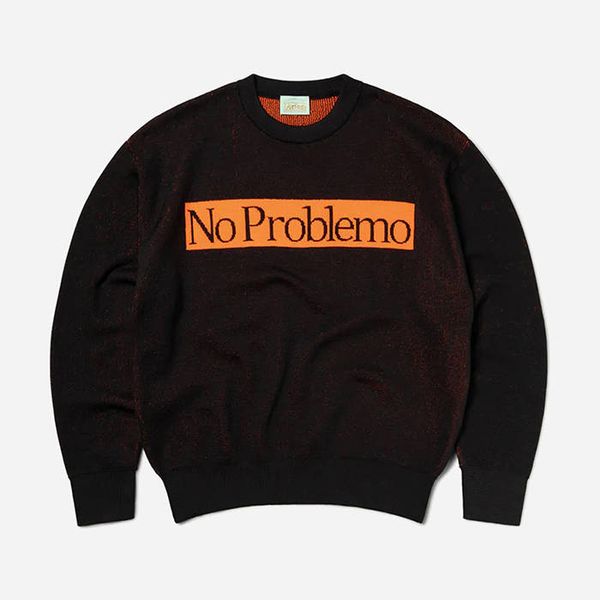 Aries Aries Recycled Problemo Knit AR20019 BLACK