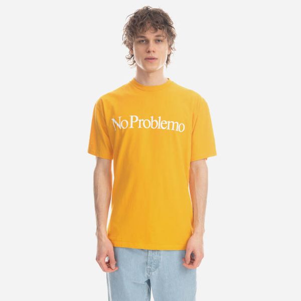 Aries Мъжка тениска Aries No Problemo SS Tee AR60002 MUSTARD