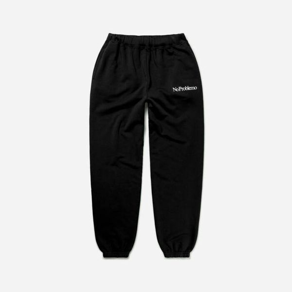 Aries Мъжки панталон Aries Mini Trouble Sweatpant AR30009 ЧЕРЕН