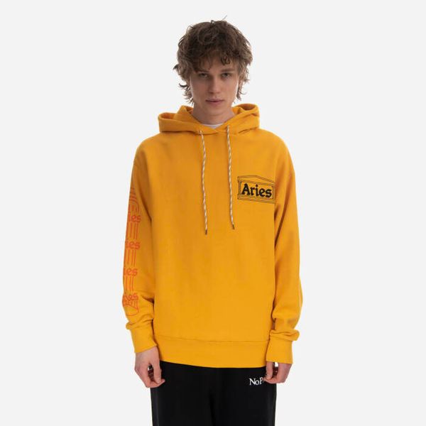 Aries Мъжки суичър Aries Column Hoodie AR20010 MUSTARDA