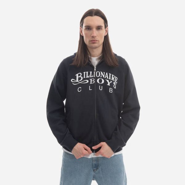 Billionaire Boys Club Billionaire Boys Club Gentleman Logo Zip Through Hood B22433 NAVY