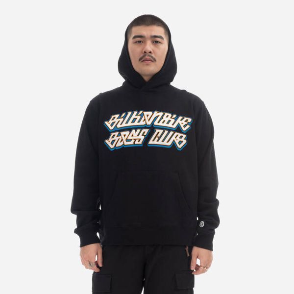 Billionaire Boys Club Мъжки суичър Billionaire Boys Club Cursive Logo Popover Hood B23122 ЧЕРЕН