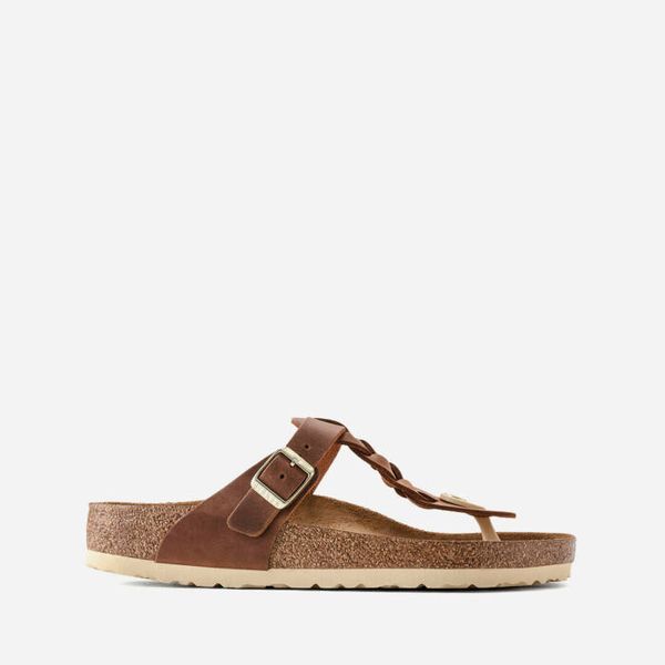 Birkenstock Дамски чехли Birkenstock Gizeh Braided LEOI 1021336