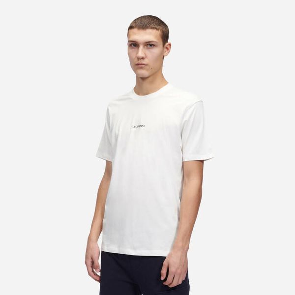 C.P. Company Мъжка тениска C.P. Company 30/1 Джърси Компактна тениска с лого 14CMTS048A006011W103