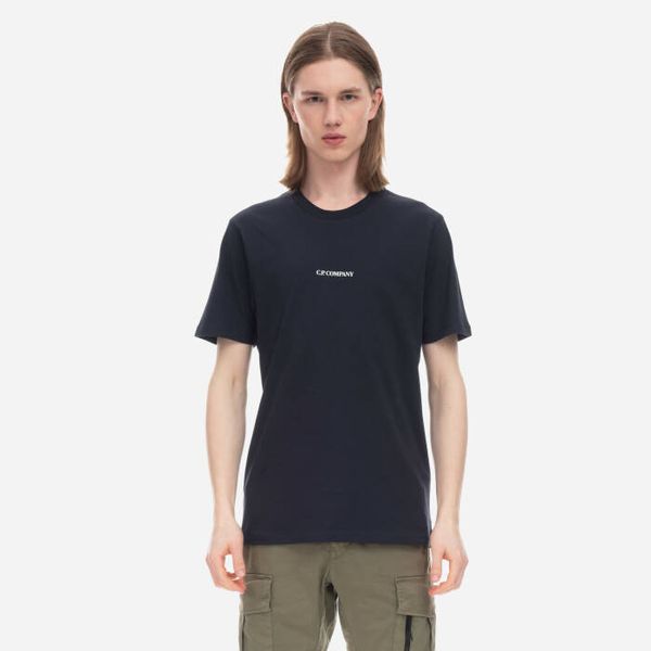 C.P. Company Мъжка тениска C.P. Company 30/1 Джърси Компактна тениска с лого 14CMTS048A006011W888