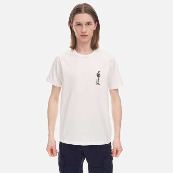 C.P. Company Мъжка тениска C.P. Company Mercerized Jersey 30/2 Графична тениска 14CMTS155A006499W103