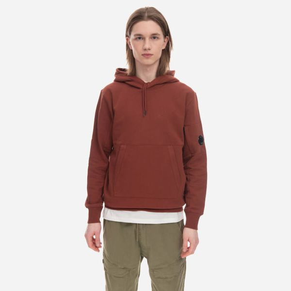 C.P. Company Мъжки суичър C.P. Company Диагонално повдигнато поларено суичър 14CMSS023A005086W349