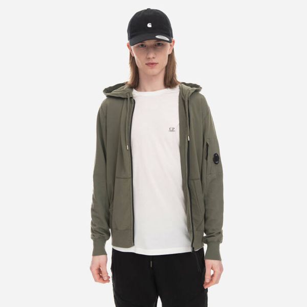 C.P. Company Мъжки суитшърт C.P. Company Суичър с цип от лек полар 14CMSS034A002246G648