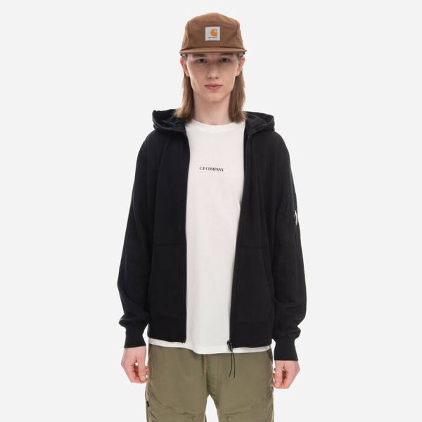 C.P. Company Мъжки суитшърт C.P. Company Суичър с цип от лек полар 14CMSS034A002246G999