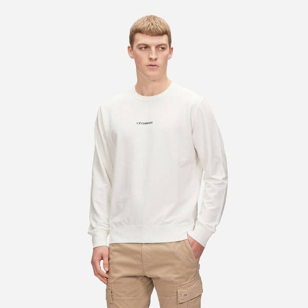 C.P. Company Мъжки суитшърт C.P. Company Суичър с лого от лек полар 14CMSS132A002246G103