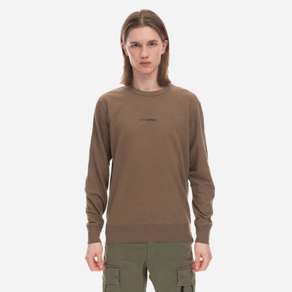 C.P. Company Мъжки суитшърт C.P. Company Суичър с лого от лек полар 14CMSS132A002246G339