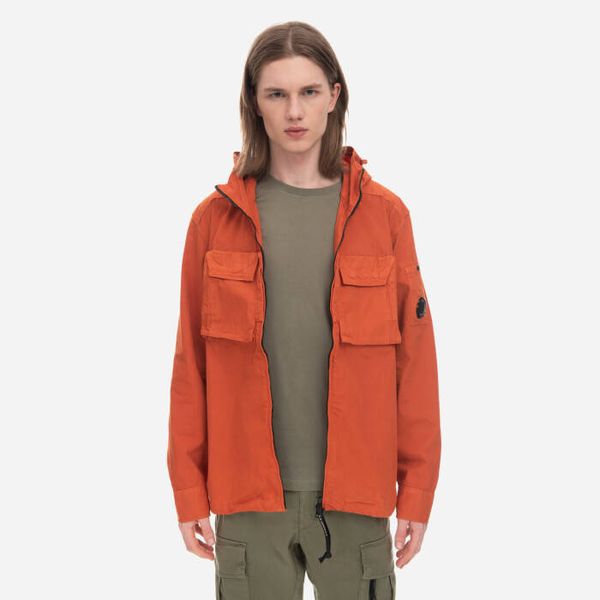 C.P. Company Мъжко яке C.P. Company Риза с качулка Heavy Popeline Emerized 14CMSH093A006069G439