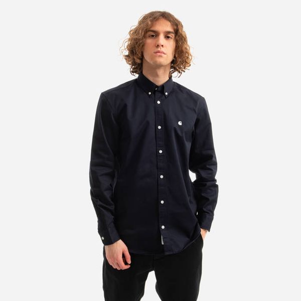 Carhartt WIP Carhartt Madison Shirt I023339 DARK NAVY/WHITE