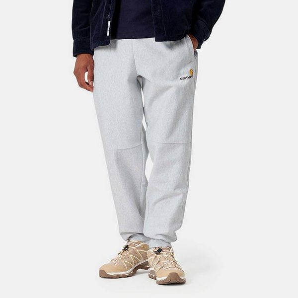 Carhartt WIP Carhartt WIP American Script Jogging Pant I027042 ASH HEATHER