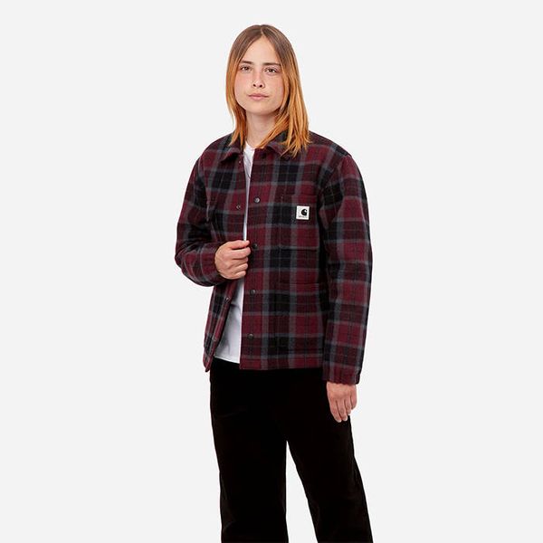 Carhartt WIP Carhartt WIP Blaine Jacket I029479 BLAINE CHECK WINE