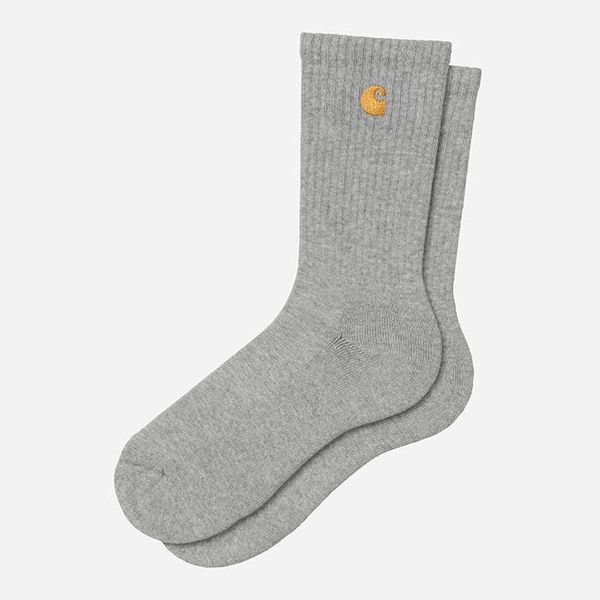 Carhartt WIP Carhartt WIP Chase Socks I029421 GREY HEATHER/GOLD