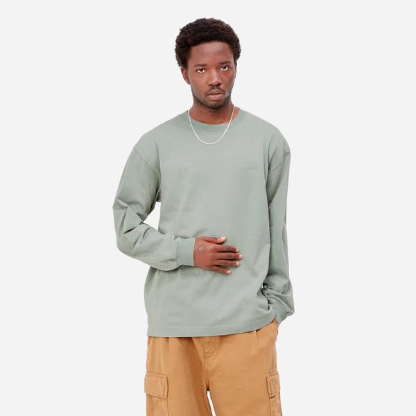 Carhartt WIP Carhartt WIP Longsleeve Marfa T-Shirt I030670 MISTY SAGE