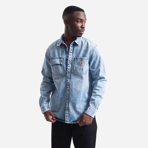 Carhartt WIP Carhartt WIP Salinac Shirt Jac I029212 BLUE LIGHT