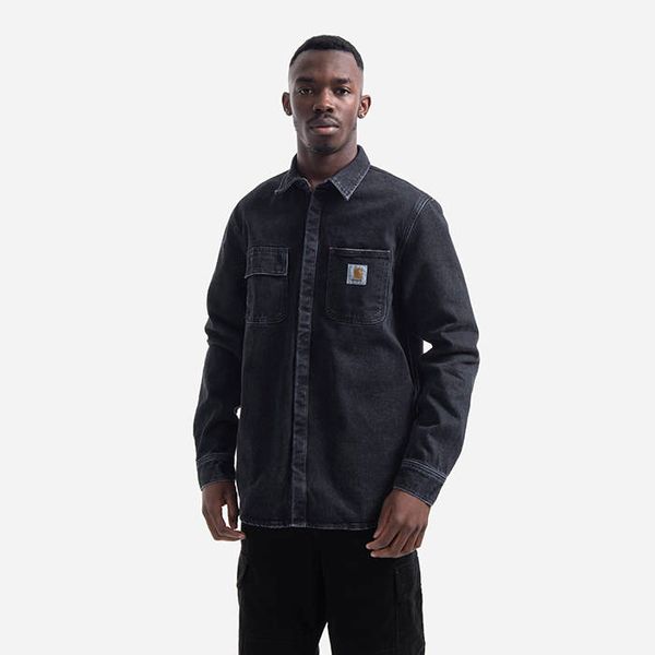 Carhartt WIP Carhartt WIP Salinac Shirt Jacket I029212 BLACK STONE WASH