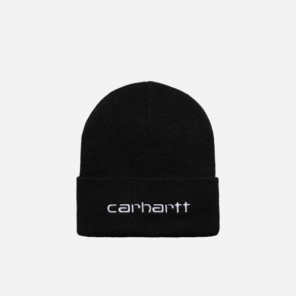 Carhartt WIP Carhartt WIP Script Beanie I030884 ЧЕРНО/БЯЛО