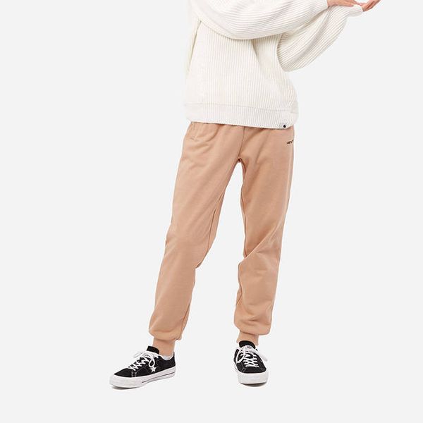 Carhartt WIP Carhartt WIP Script Embroidery Sweat Pant I029563 SEDIMENT/BLACK