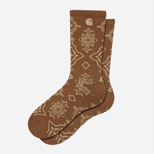 Carhartt WIP Carhartt WIP Verse Socks I030636 VERSE JACQUARD/HAMILTON BROWN