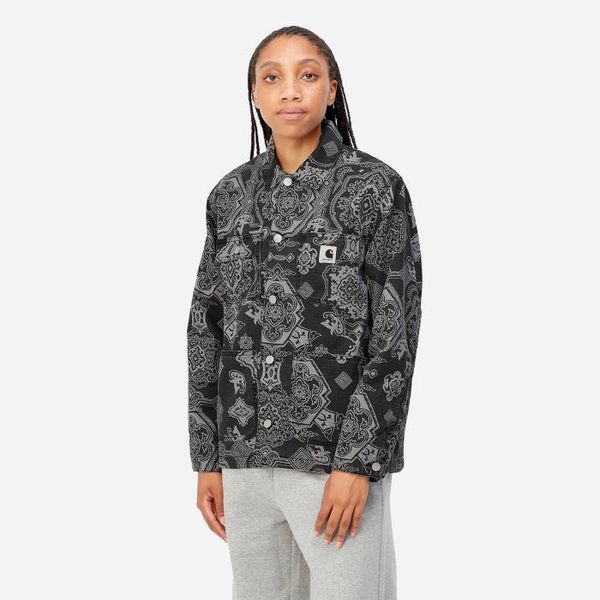 Carhartt WIP Carhartt WIP W' Irving Coat I031046 VERSE PRINT/BLACK