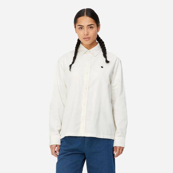 Carhartt WIP Дамска риза Carhartt WIP W' Риза с дълъг ръкав Mads Fine Cord Shirt I031535 WAX/BLACK